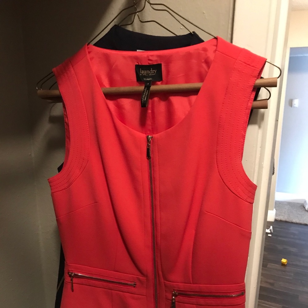 Corral Pink Sheath Dress